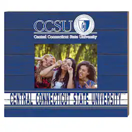 Jardine - Central Connecticut State Devils 11" x 13" Team Spirit Scholastic Picture Frame - Blue