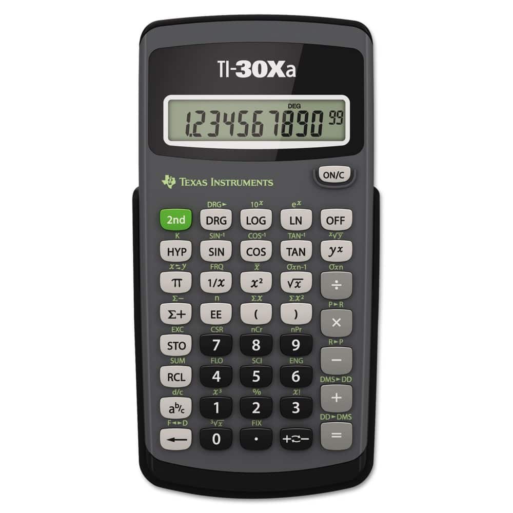 Texas Instruments - 30XA/TBL/1L1/H TI-30XA 10-Digit LCD Scientific Calculator - false