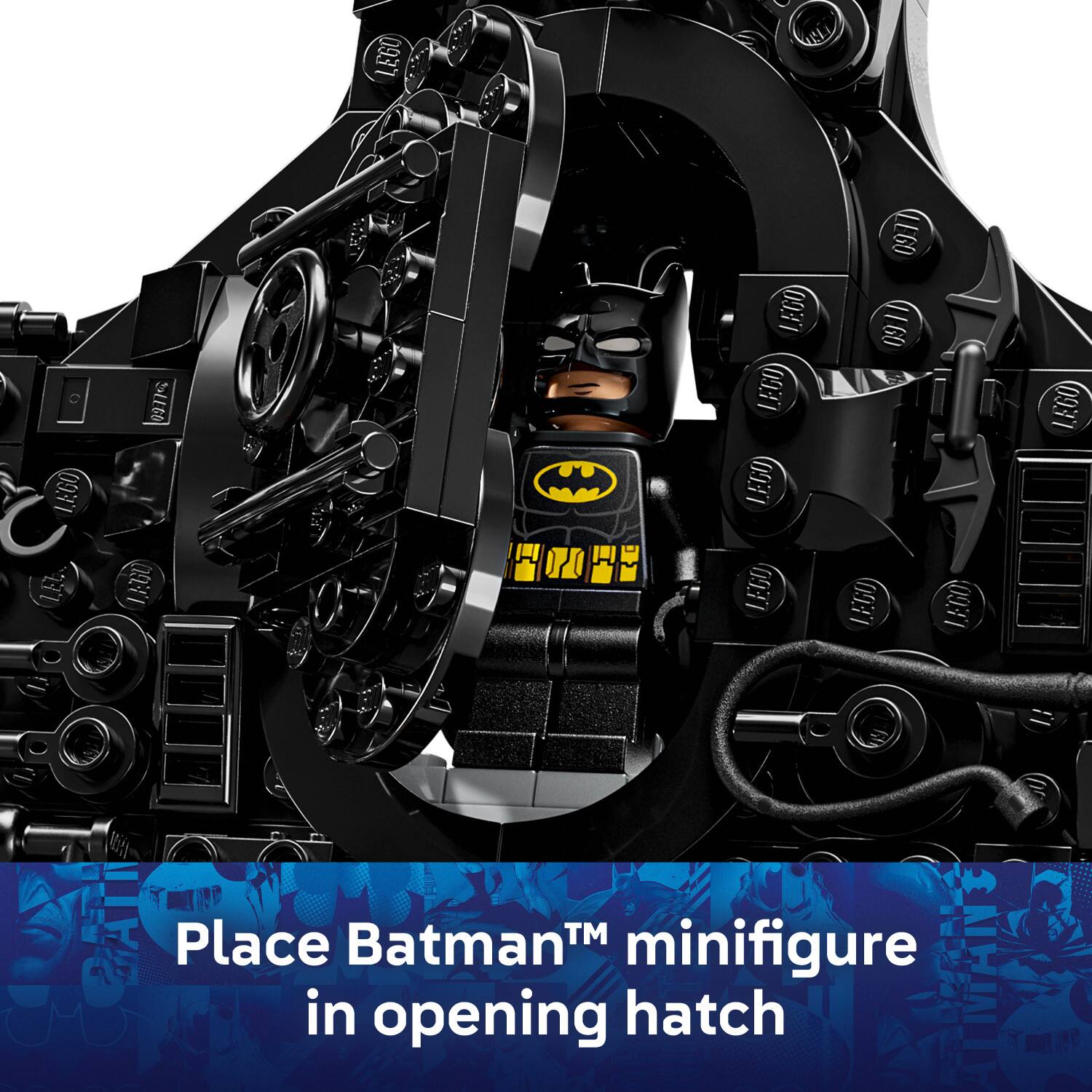 LEGO LEGO 1.1 lto 1,AGL 1 OP E LEGO LEGO 0011 R5N AI Place Batman™ minifigure in opening hatch