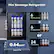Mini Beverage Refrigerator
16.8 in"H x 11 in"D x 14.8 in"W
0.64 CUFT
6 Bottles (750ml) + 6 Bottles (355ml) or 24 Cans (355ml)