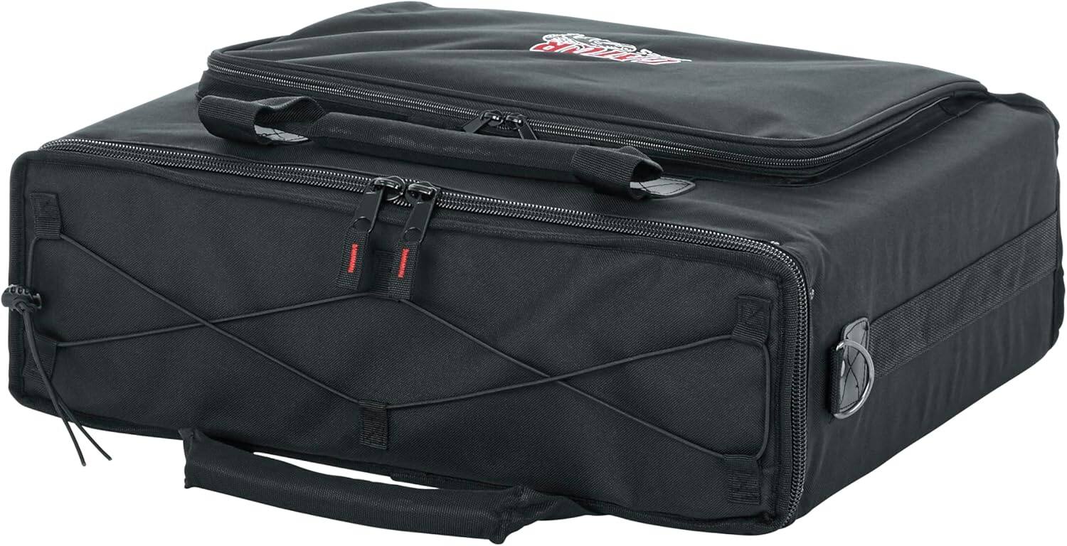 Gator 3U Lightweight Portable Rack Bag with 14 Inch Depth, Plywood ...