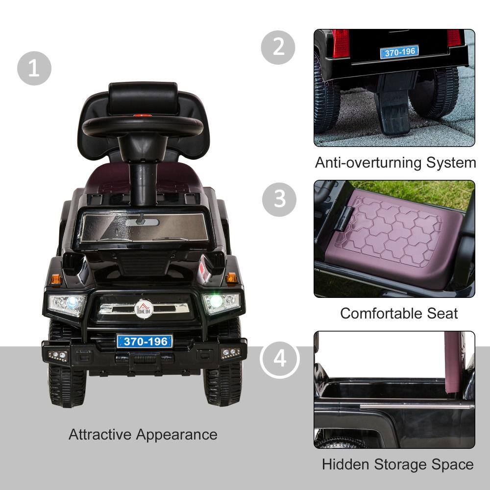 1. Attractive Appearance  
2. Anti-overturning System  
3. Comfortable Seat  
4. Hidden Storage Space