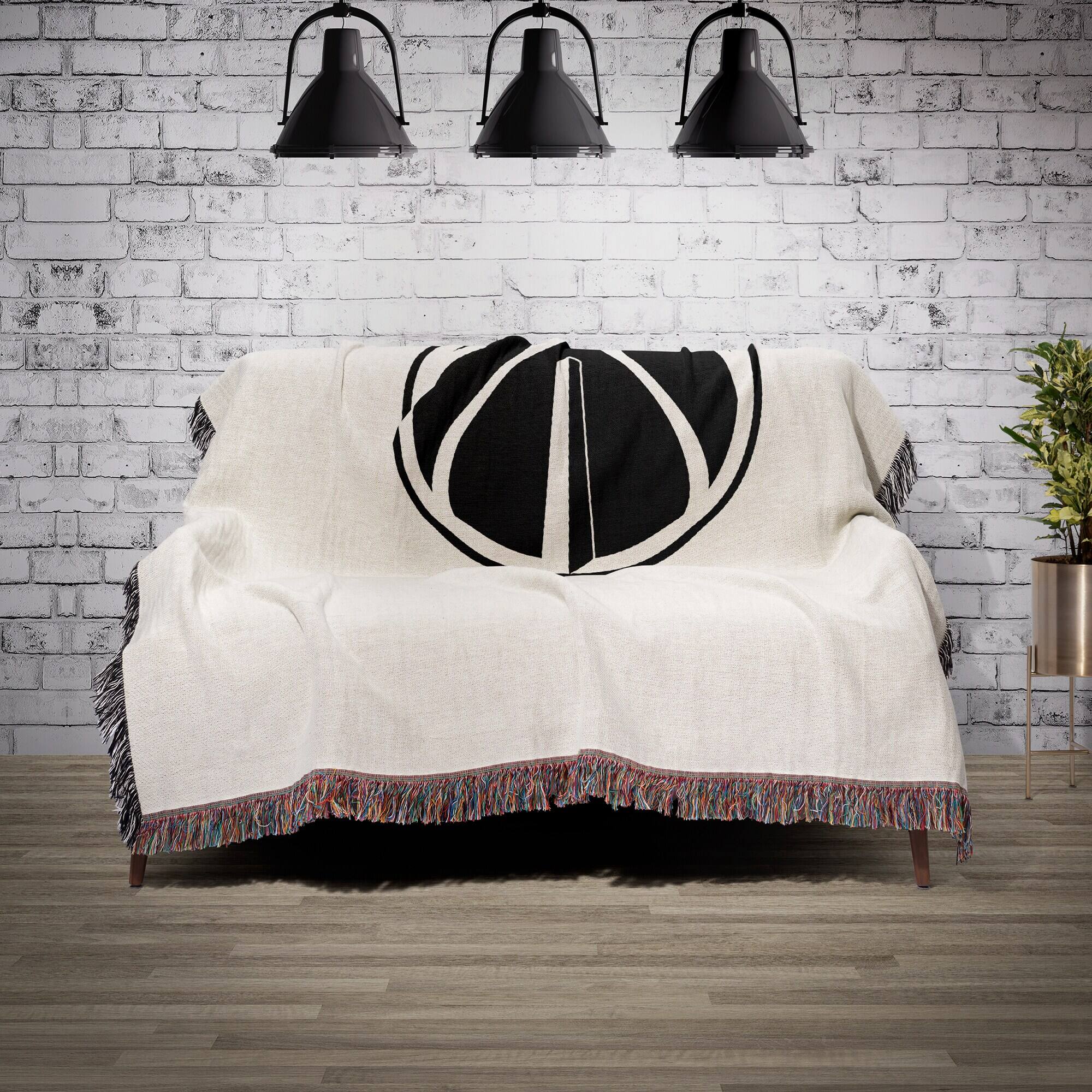 Alt View 1. Chad & Jake - Washington Wizards Woven Blanket - White.