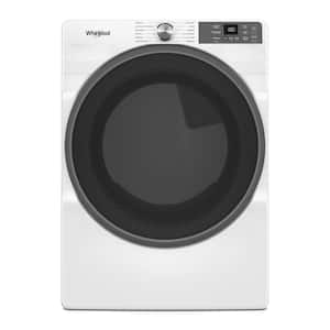 Whirlpool - 7.4 cu. ft. Smart Front Load ENERGY STAR Gas Dryer with Wrinkle Shield Option - White