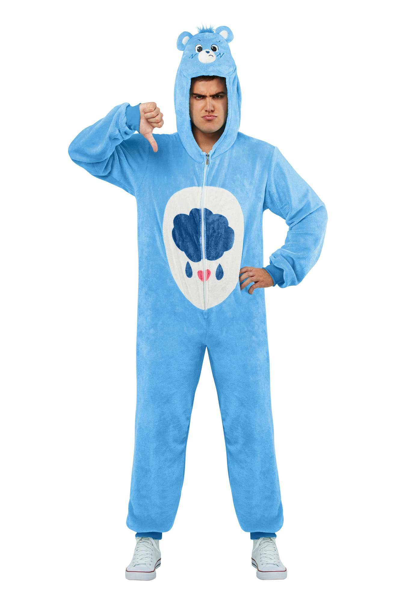 Rubies - Care Bears Grumpy Bear Adult Comfywear Costume | Small - Blue price history on PriceWatchPro