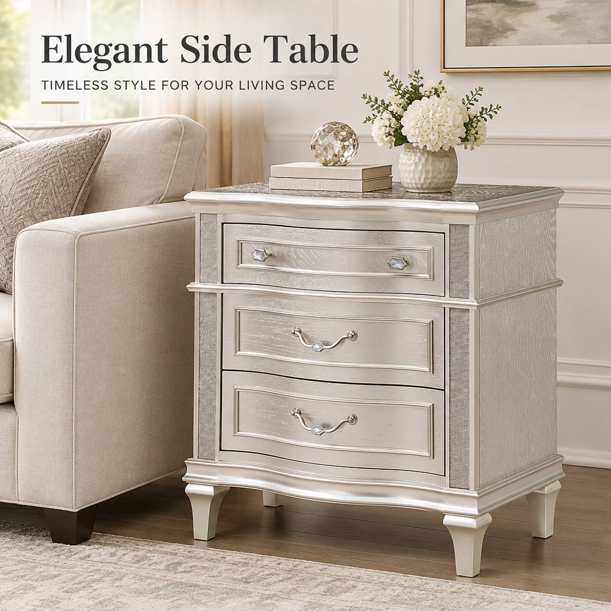 Elegant Side Table  
TIMELESS STYLE FOR YOUR LIVING SPACE