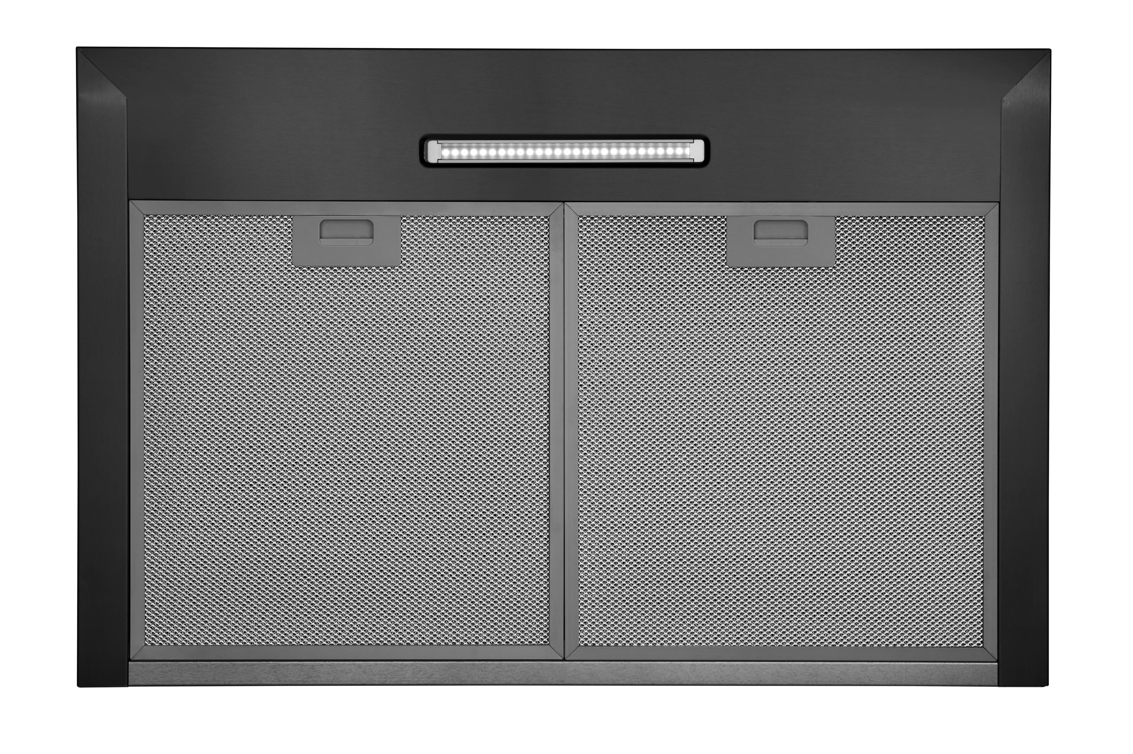 Alt View 2. Broan - Broan Elite EW48 Series 30-Inch Pyramidal Chimney Range Hood, 460 Max Blower CFM, Black Stainless Steel - Stainless Steel.