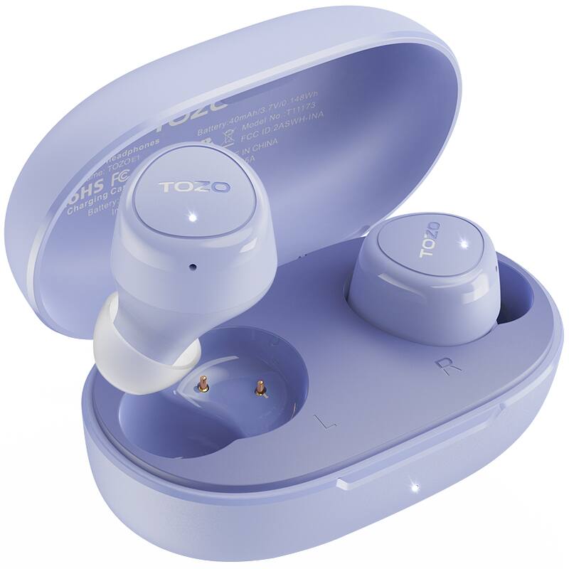 TOZO, Battery: 40mAh/3.7V, Model ID: 2A, FCC, TOZOEI, Charging Case, 148Wh, T11173, IN CHINA, R