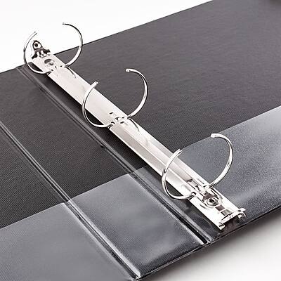Alt View 7. Avery - Economy 1" 3-Ring Non-View Binders with Label Holder, Round Ring - Black.