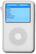 Front Standard. Init™ - Skin for 30GB Apple® iPod™ - Clear.