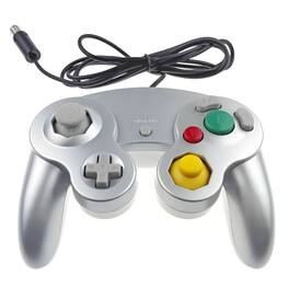 Kitcheniva - Wired Controller Gamepad For Nintendo GameCube GC & Wii U Console - Silver