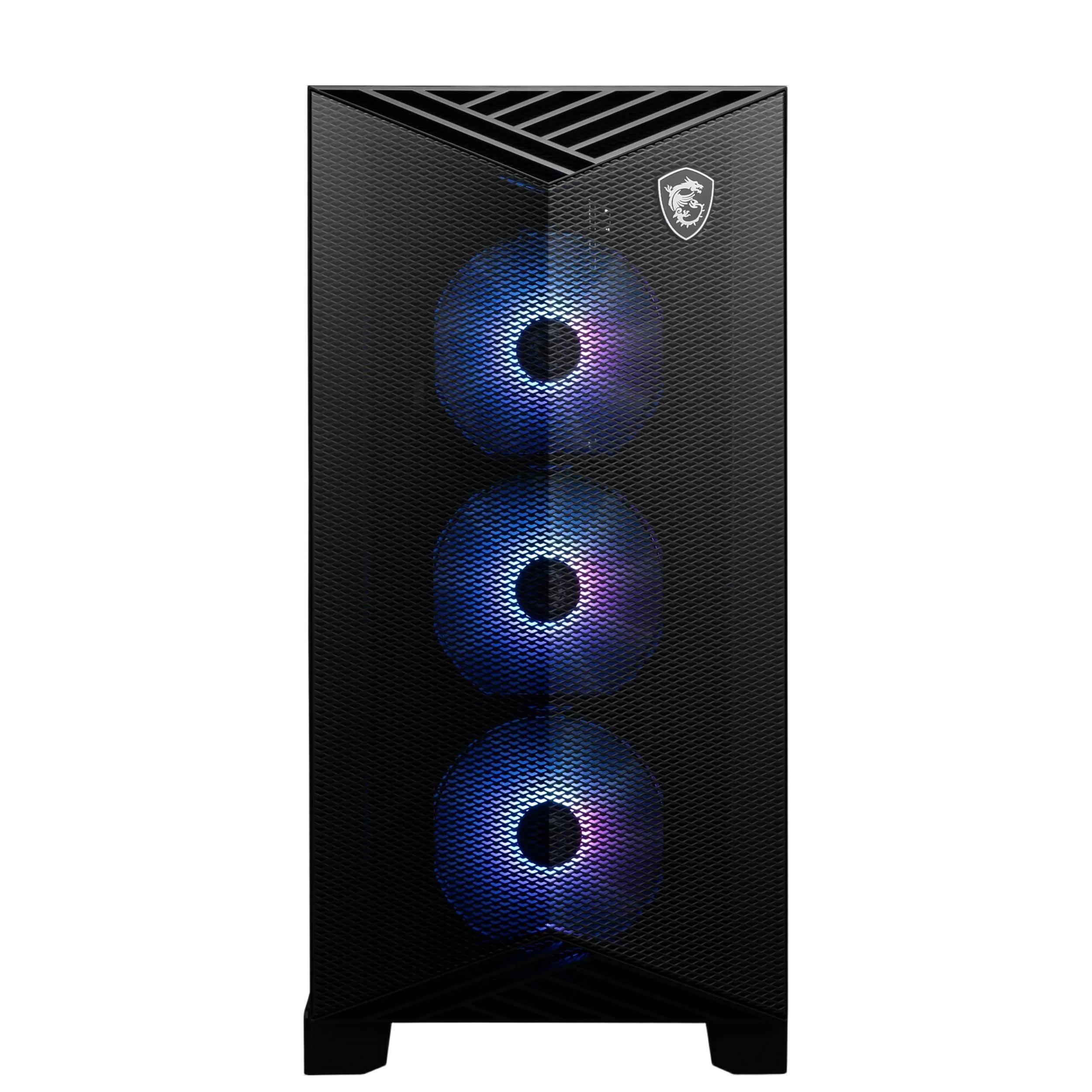 Alt View 2. MSI - MSI Aegis R2 Gaming Desktop,64GB DDR5,2TB SSD,Intel i7-14700F,NVIDIA RTX 5060Ti,Win 11 Pro,Black - Black.