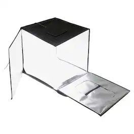 Fotodiox - 20x20" Studio-in-a-Box LED for Table Top Photography - Integrated LED Lights; Carrying Case and Four Backdrops