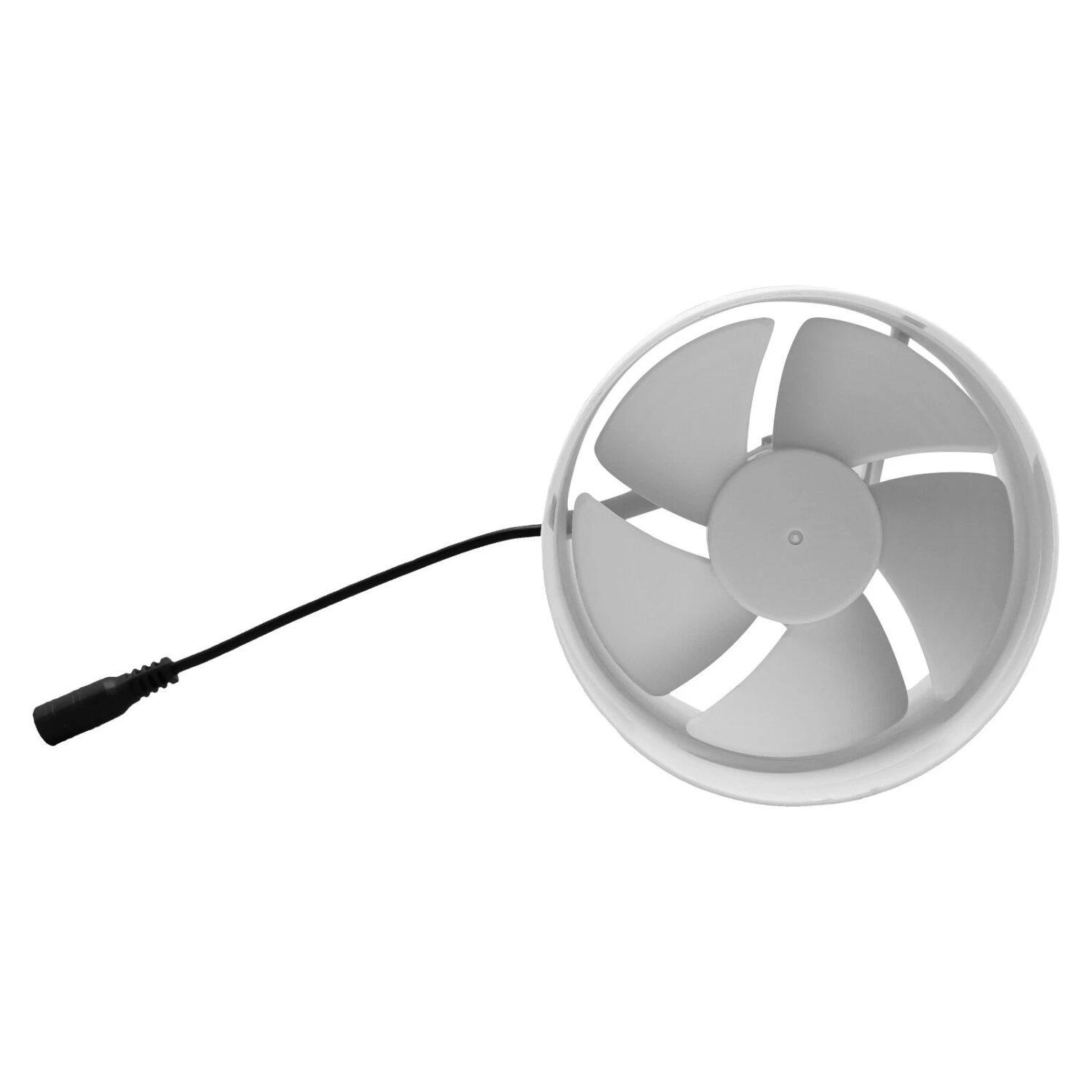 Alt View 2. Home Collection - 12V Inline Duct Booster Fan – Ventilation Exhaust Air Blower for Cooling & Airflow Boost.