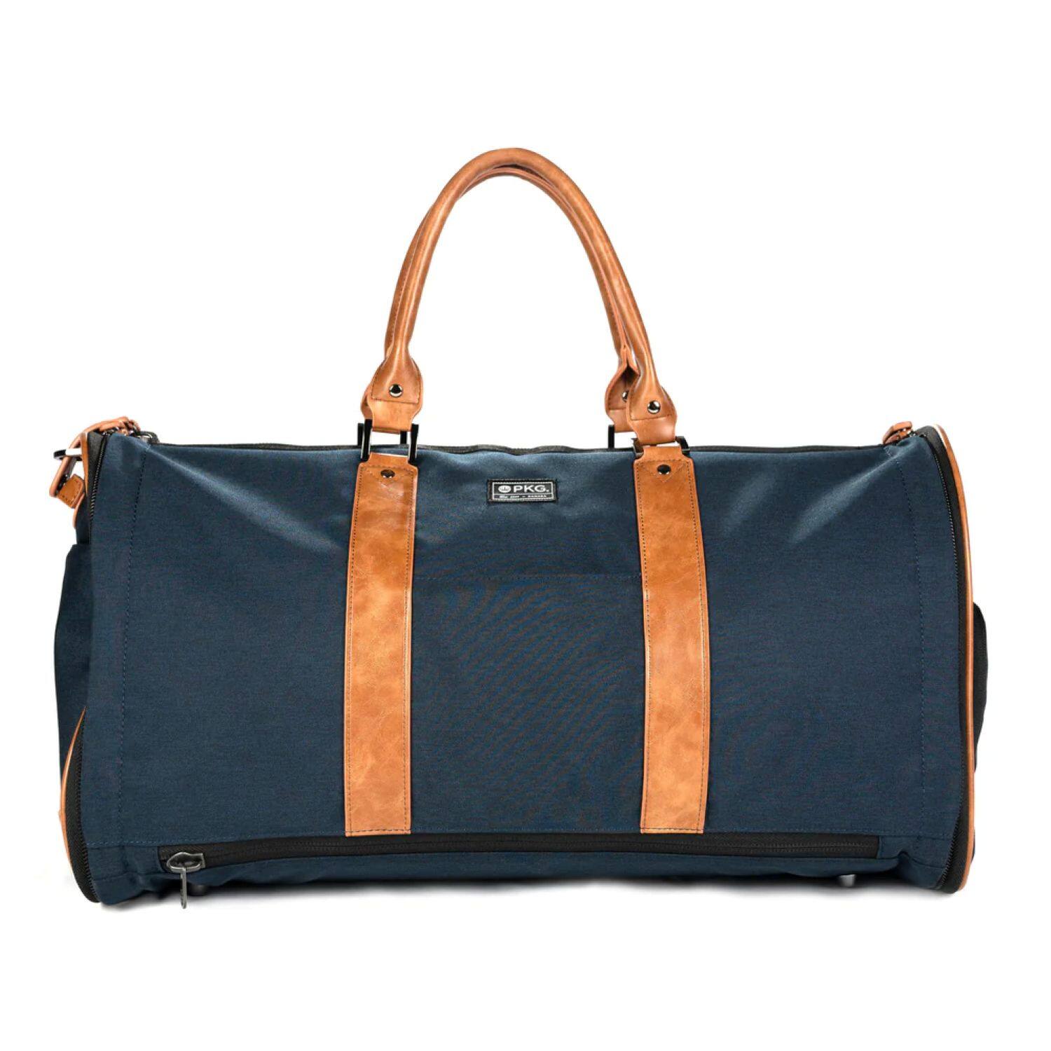 Left. PKG - Rosedale Duffel Garment Bag - Navy.