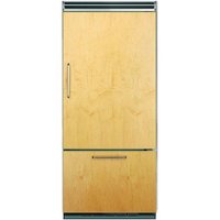 Viking - Professional 5 Series Quiet Cool 20.4 Cu. Ft. Bottom-Freezer Built-In Refrigerator - Gray - Front_Zoom