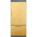 Alt View Zoom 11. Viking - Professional 5 Series Quiet Cool 20.4 Cu. Ft. Bottom-Freezer Refrigerator - Custom Panel Ready.