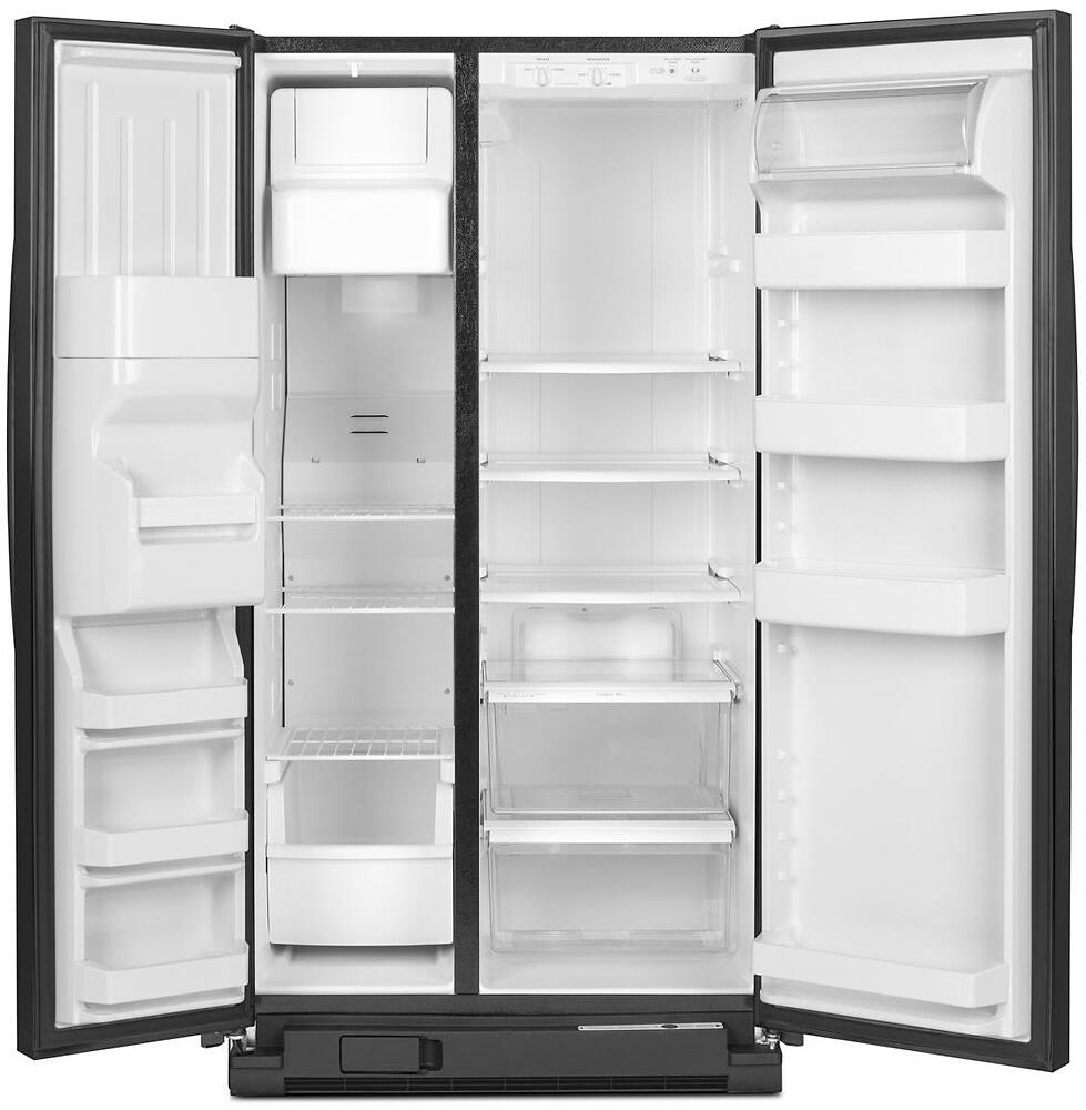 Amana 24 Cu. Ft. SidebySide Refrigerator Black ASD2575BRB Best Buy