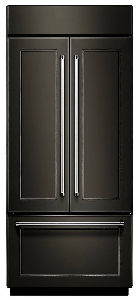 Front. KitchenAid - 20.8 Cu. Ft. French Door Built-In Refrigerator.