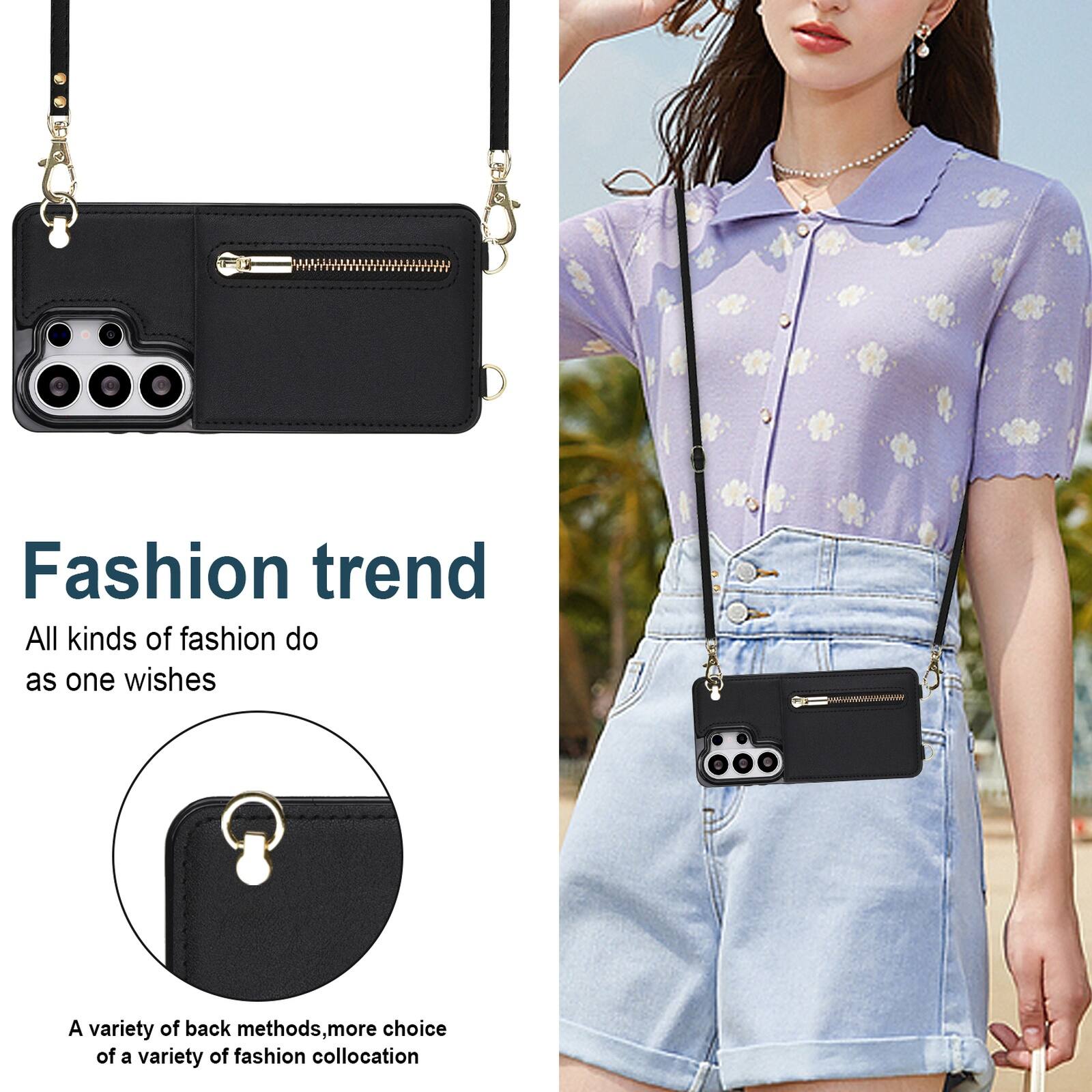Fashion trend  
All kinds of fashion do as one wishes  

A variety of back methods, more choice of a variety of fashion collocation