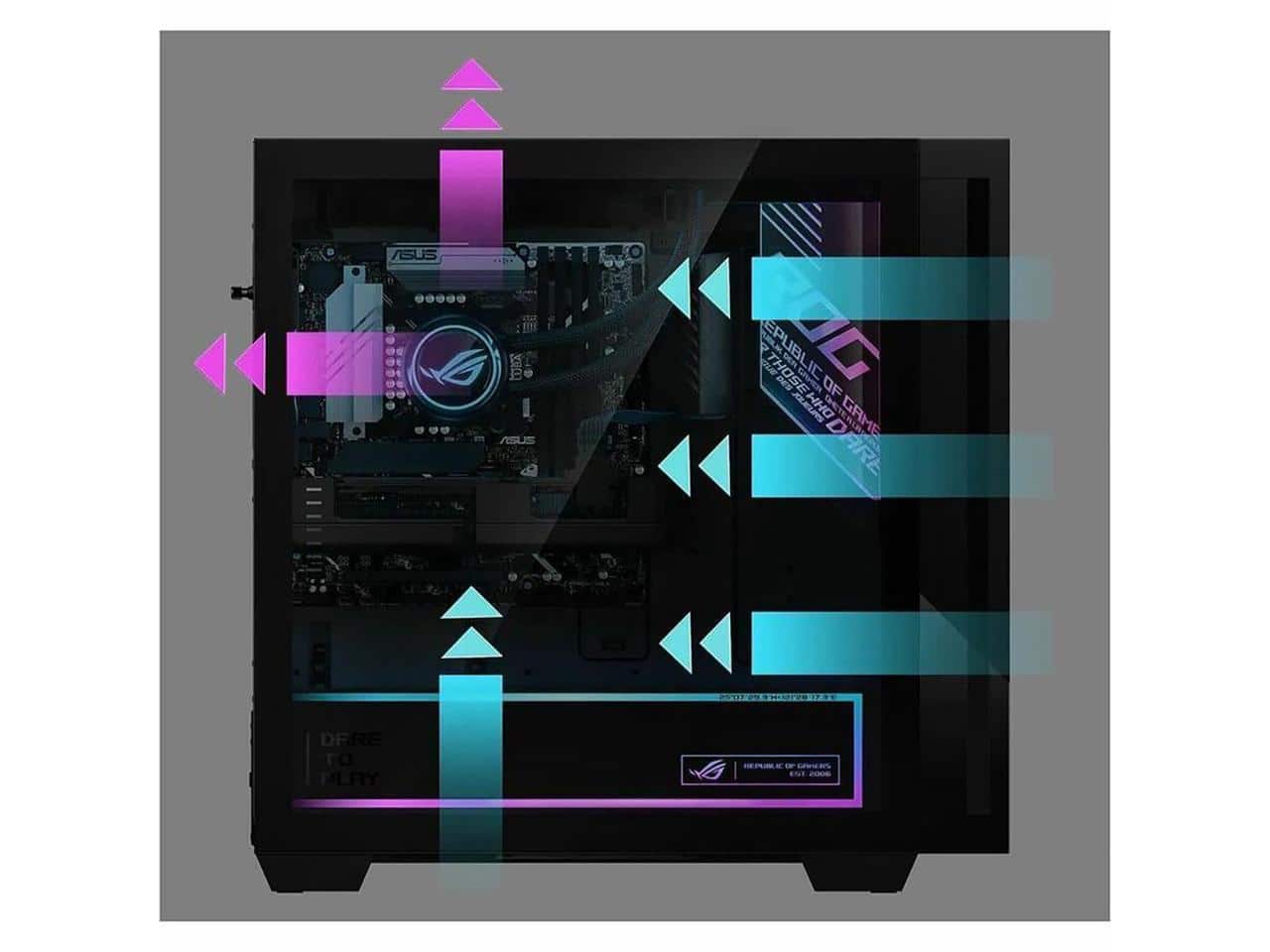 ASUS ROG GM700TZ PB564 Ryzen 5 8400F, 16GB, 1TB NVMe SSD, RX 9060