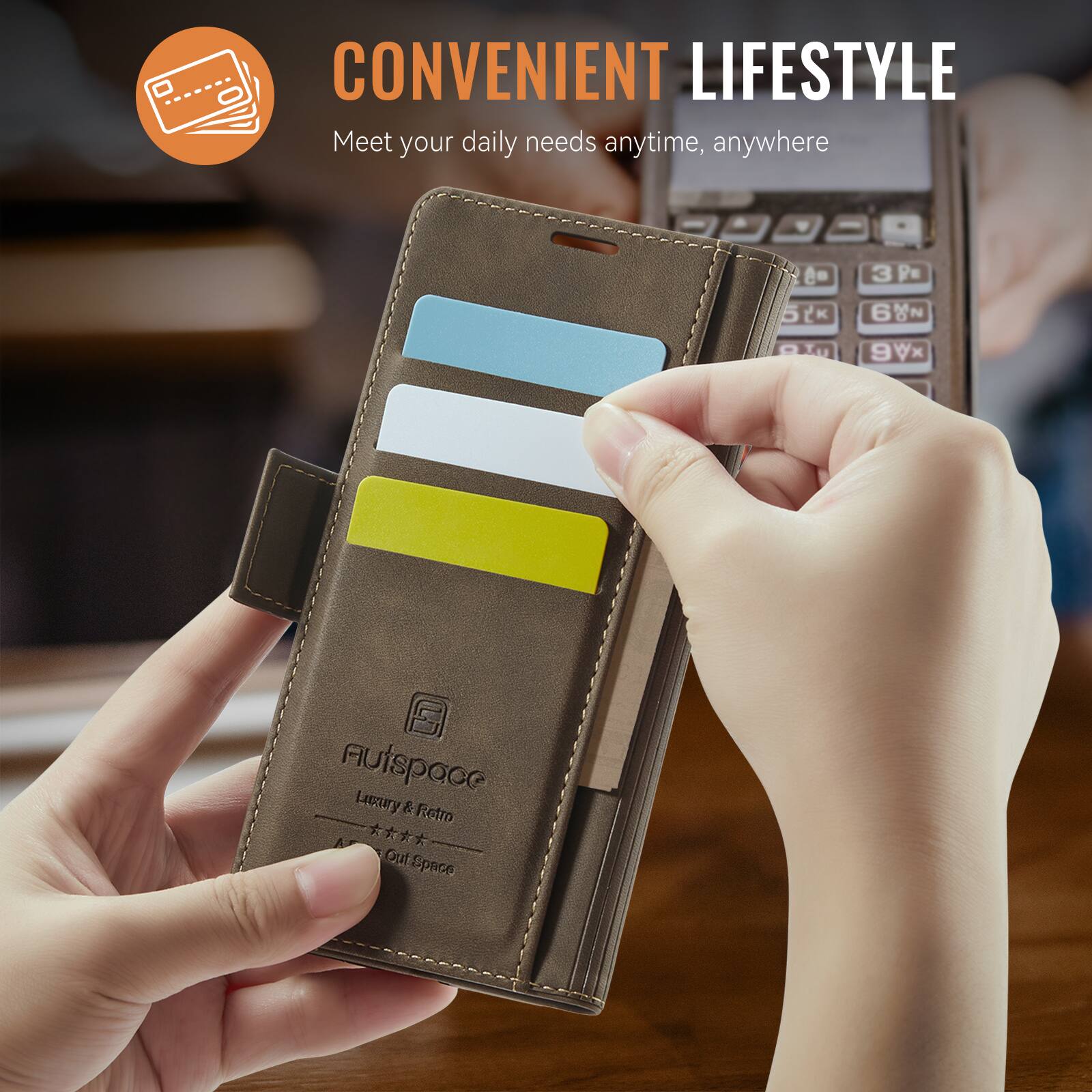 CONVENIENT LIFESTYLE  
Meet your daily needs anytime, anywhere  

5 5 K 3PC 6~ 9Vx  
Autspace  
Luxury & Retro  
Out Space
