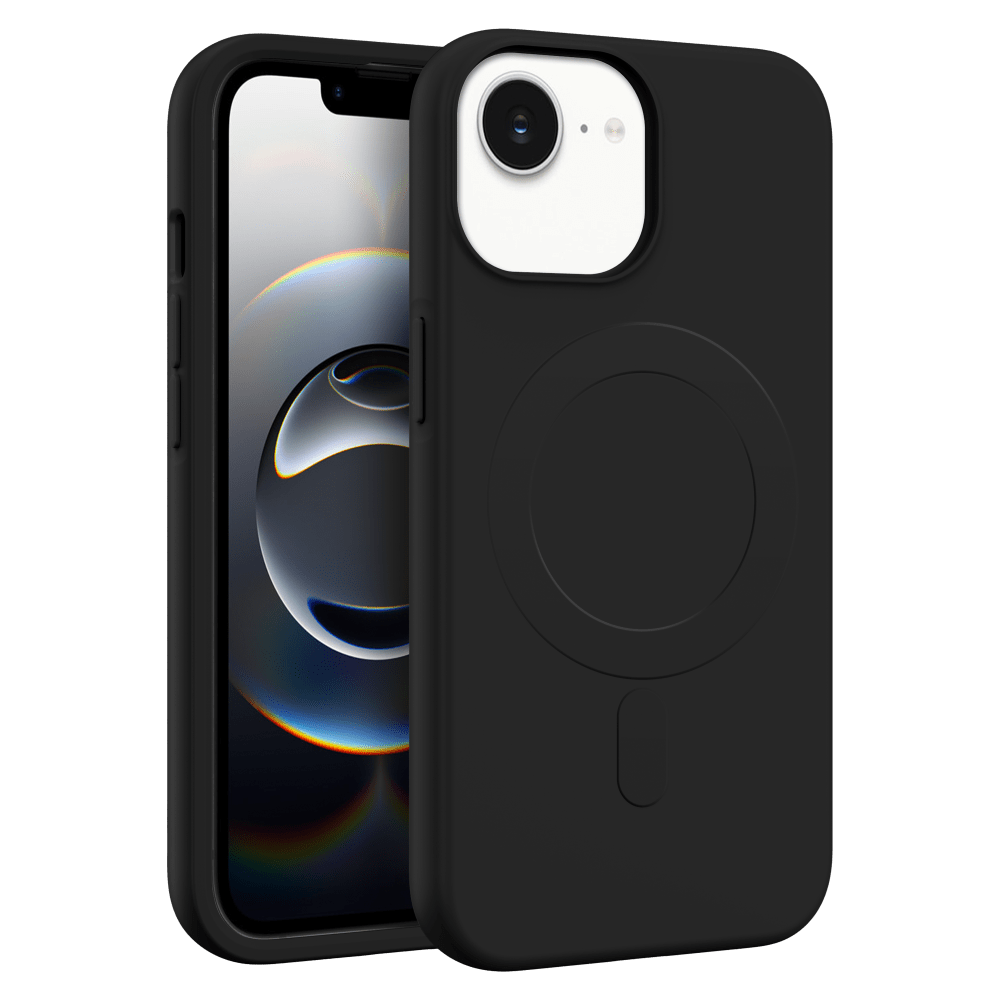 Front. Nimbus9 - Alto 2 MagSafe Case for Apple iPhone 16e / 15 / 14 / 13 - Black.