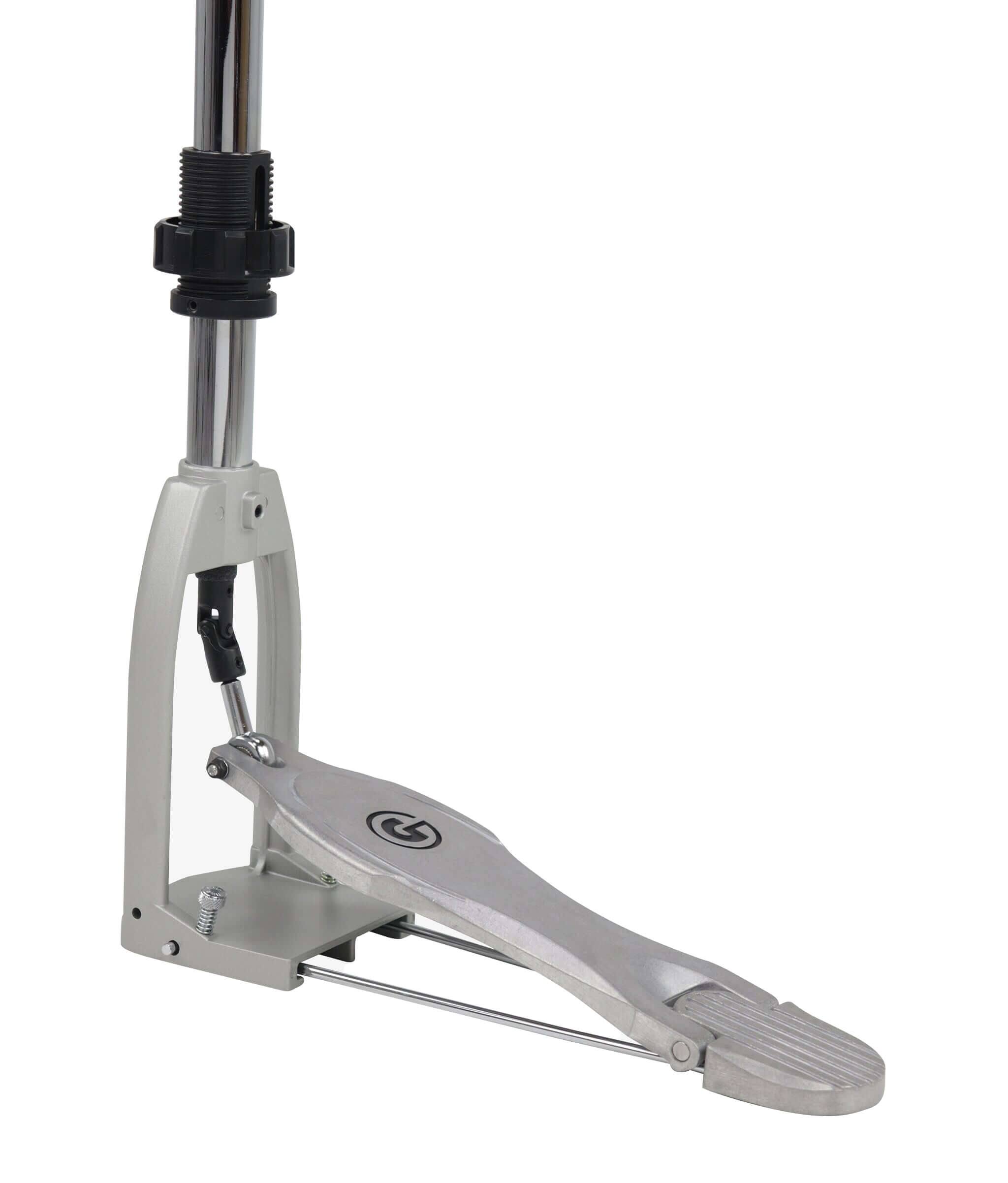 Alt View 4. Gibraltar Hardware - No Leg Hi Hat Stand, Rack Ready Compact Design, with Smooth G Style Footboard and Step Tension Adjustment.