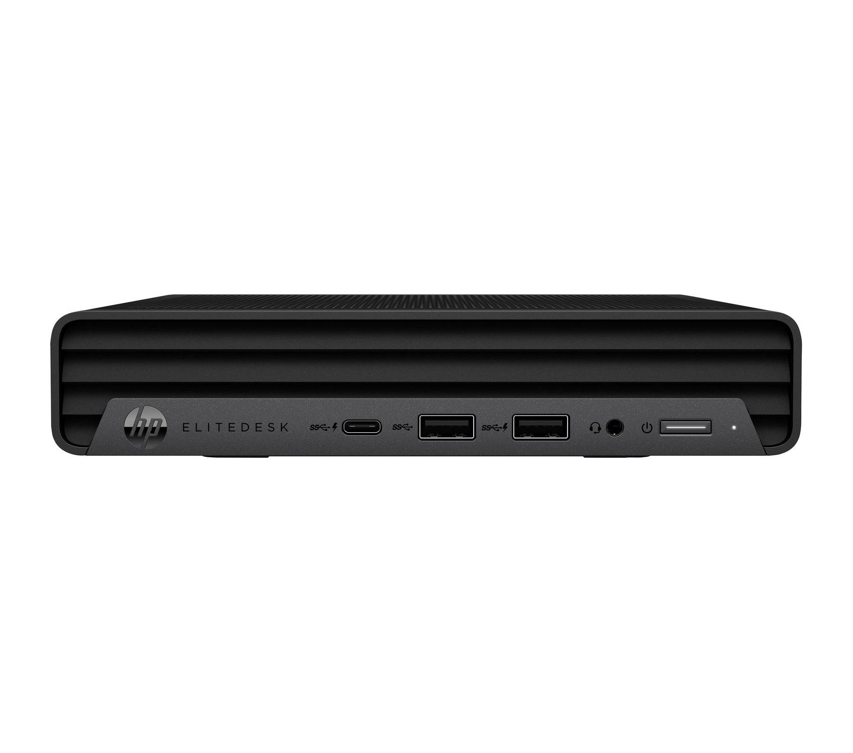HP - Refurbished Excellent - EliteDesk 800 G6 Mini Core i5-10500T 2.3GHz, 32GB, 1TB NVMe SSD, Windows 11 Pro (Refurbished) - Black