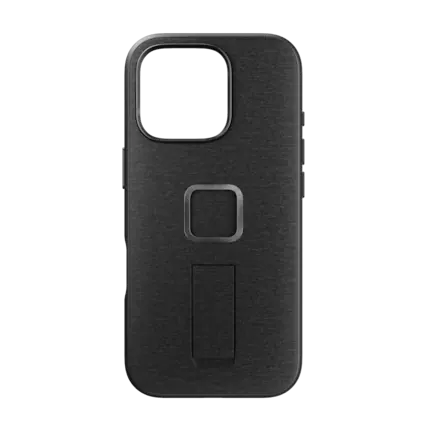 Front. Peak Design - Everyday Loop Case for iPhone 16 Pro - Charcoal.