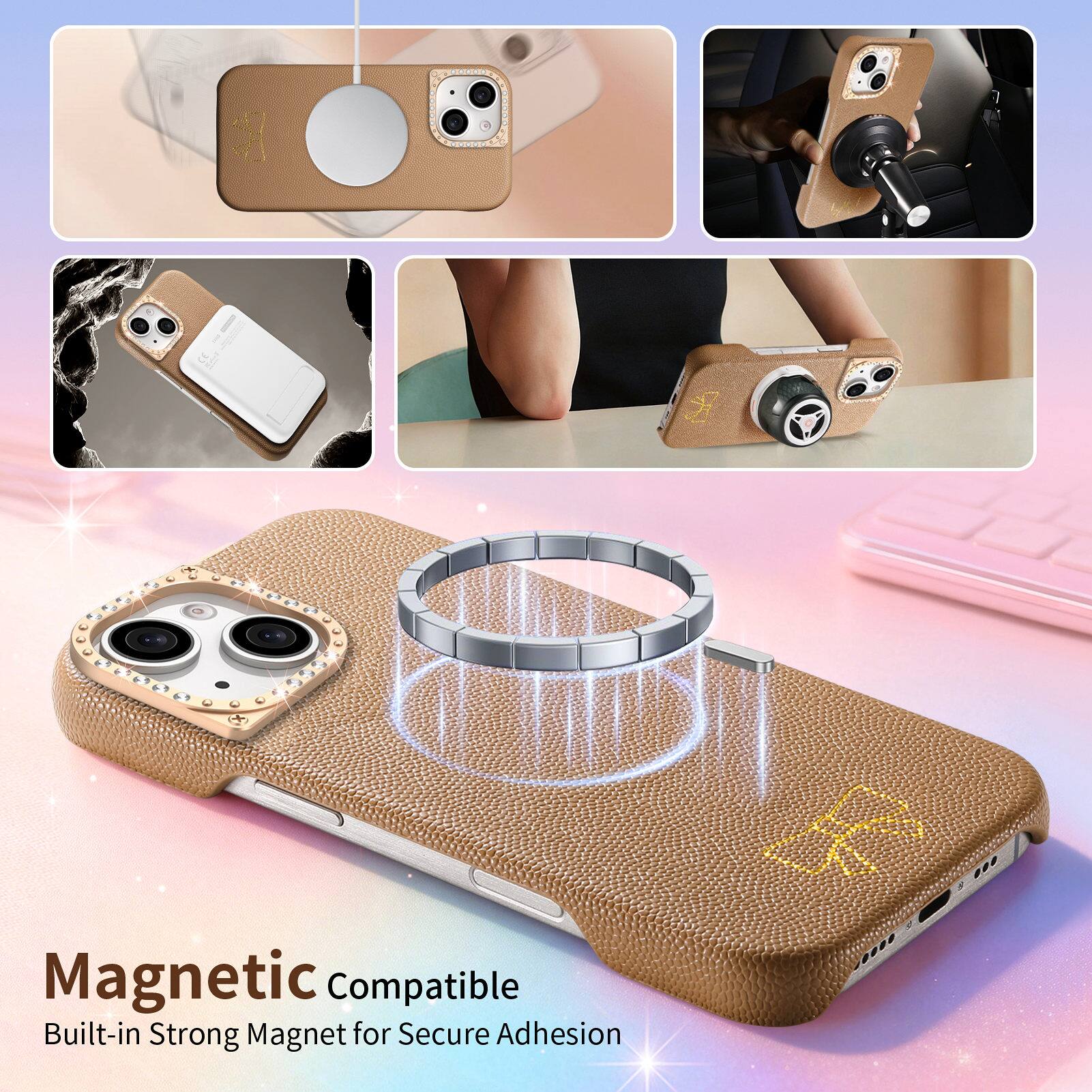 Magnetic Compatible  
Built-in Strong Magnet for Secure Adhesion