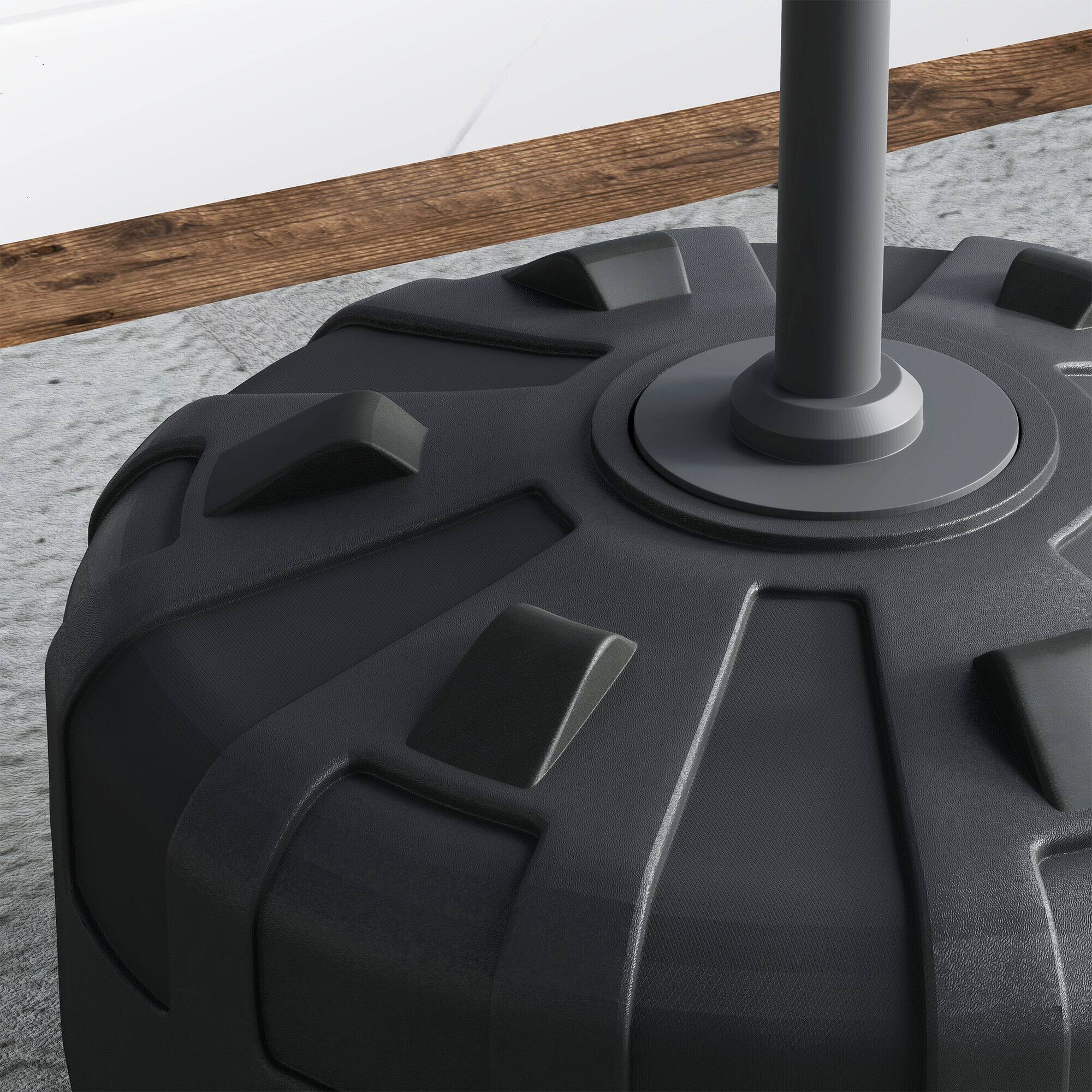 Alt View 7. Soozier - 3-in-1 Boxing Bag with Stand, Freestanding Punching Speed Bag with 2 Target Arms, Adjustable Height Boxing Bag Set - Black.