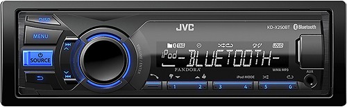  JVC - Built-In Bluetooth - Apple® iPod®-Ready - In-Dash Receiver