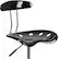 Alt View 17. Alamont Home - Bradley Contemporary Plastic Drafting Stool - Black.