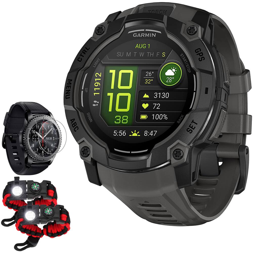 GARMIN  
AUG 1  
SU MTW TH F S  

10 10 38  
26° 32° 28°  
3130 72 100%  
5:56 8:47  

TORCH  
CTRL  
LIGHT  
MENU  
UP  
DOWN  
BACK  
SET  

GPS  
START/STOP