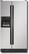 Front Standard. Whirlpool - 21.8 Cu. Ft. Side-by-Side Refrigerator with Thru-the-Door Ice and Water - Satina.