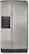 Front Standard. KitchenAid - 25.4 Cu. Ft. Side-by-Side Refrigerator with Thru-the-Door Ice and Water - Monochromatic Stainless Steel.
