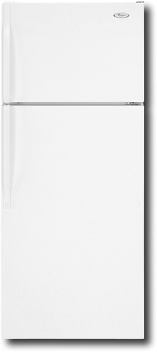 Best Buy: Whirlpool 17.6 Cu. Ft. Top-Mount Refrigerator White-on-White ...