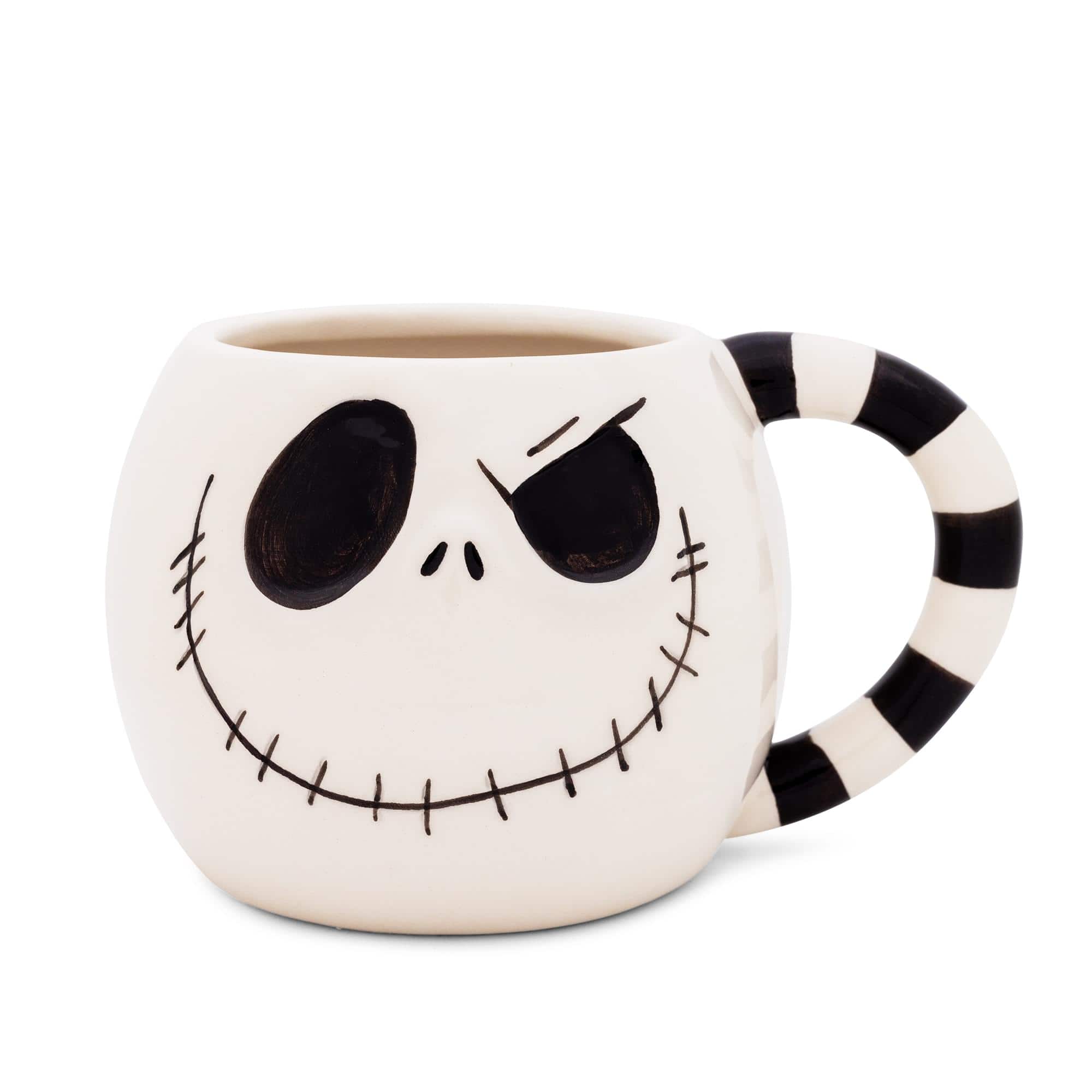 Disney - The Nightmare Before Christmas Jack Sculpted Ceramic Mug | 20 Ounces - White