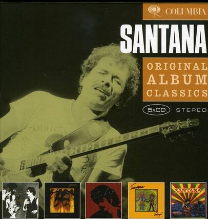 COLUMBIA
SANTANA
ORIGINAL ALBUM CLASSICS
5xCD
STEREO
Santerre
SANTANA I
Lns