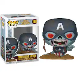 Funko - Pop! Marvel Zombies: Captain America - Multicolor