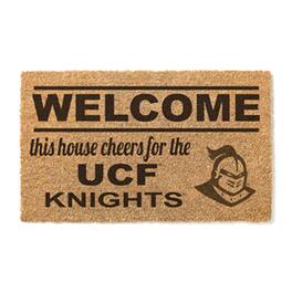 Jardine - UCF Knights 18" x 30" Welcome Doormat - Brown