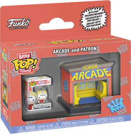 Funko - Bitty POP! Town: Bitty City - Arcade and Patron - COLLECTIBLES - Multicolor