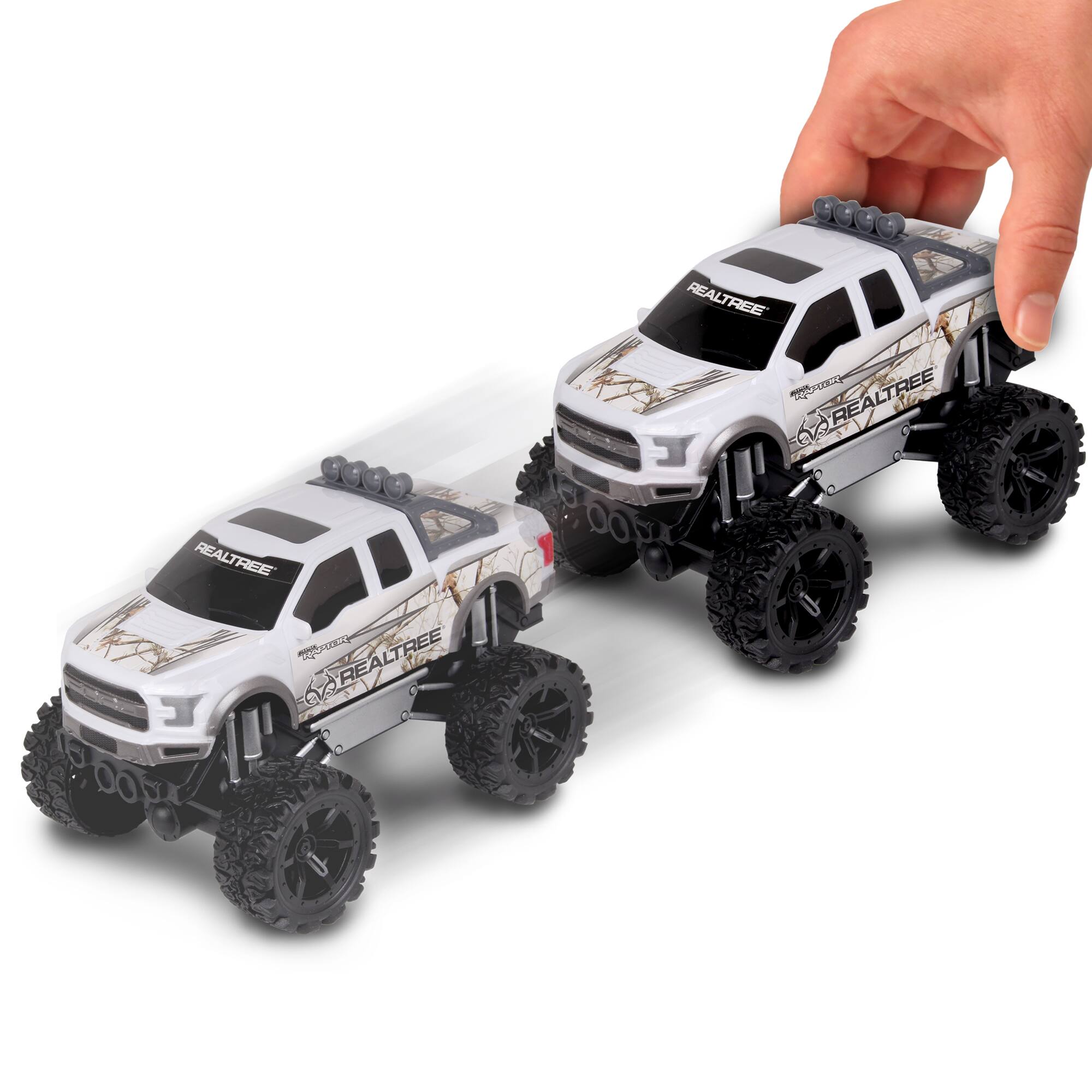 Best Buy NKOK RealTree Push & Go Ford F150 Raptor & RAM Rebel