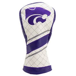 Team Golf - Kansas State Wildcats Striped Quilted Fairway Headcover - Multicolor
