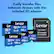 Easily transfer files between devices with the included SD adapter Lexar Le microSD V30 633x XC I microSD C10/UHS-I SD Adapter for microSD Lexar 633x 512GB MicroSD V30 633x 256GB 128GB
