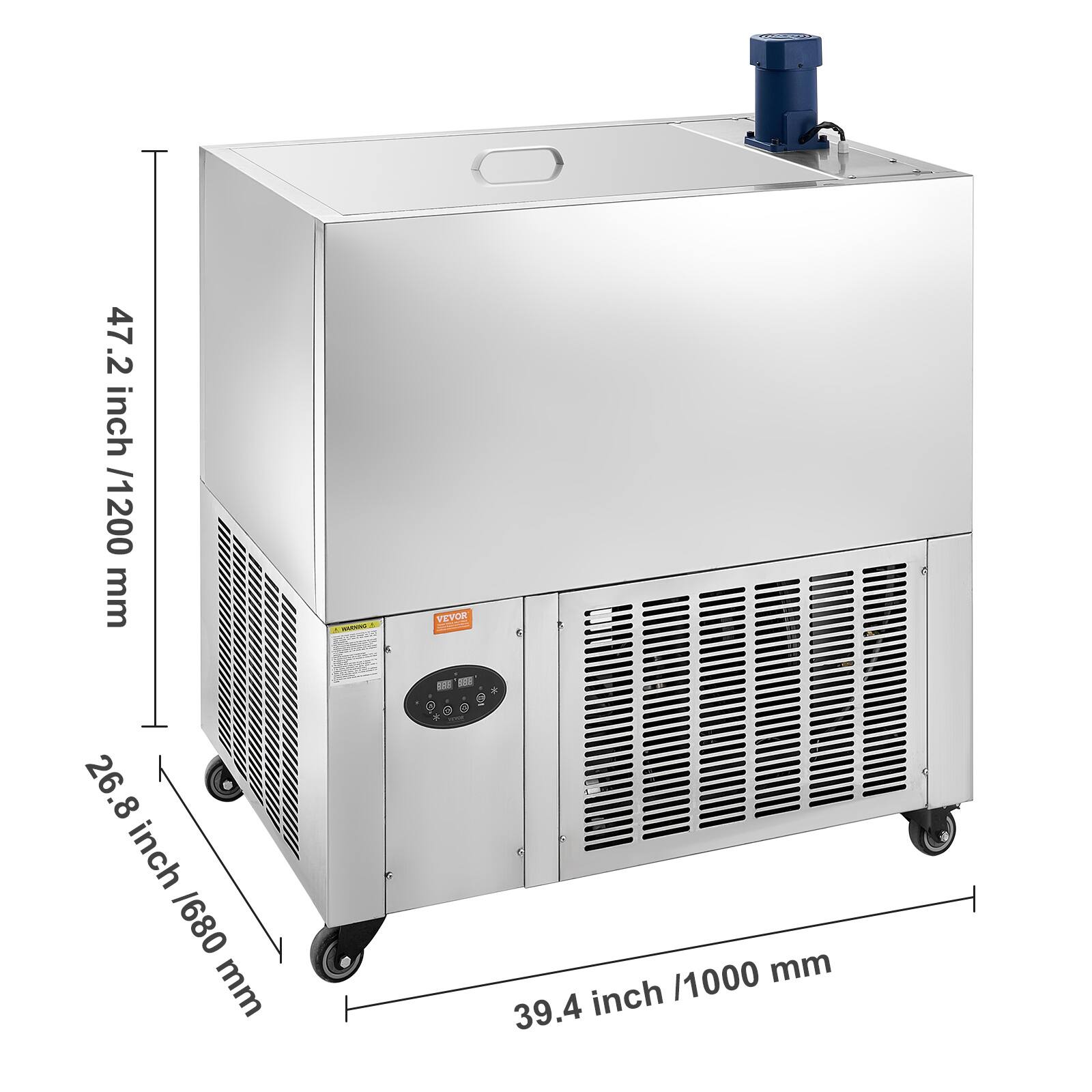 47.2 inch / 1200 mm  
26.8 inch / 680 mm  
39.4 inch / 1000 mm