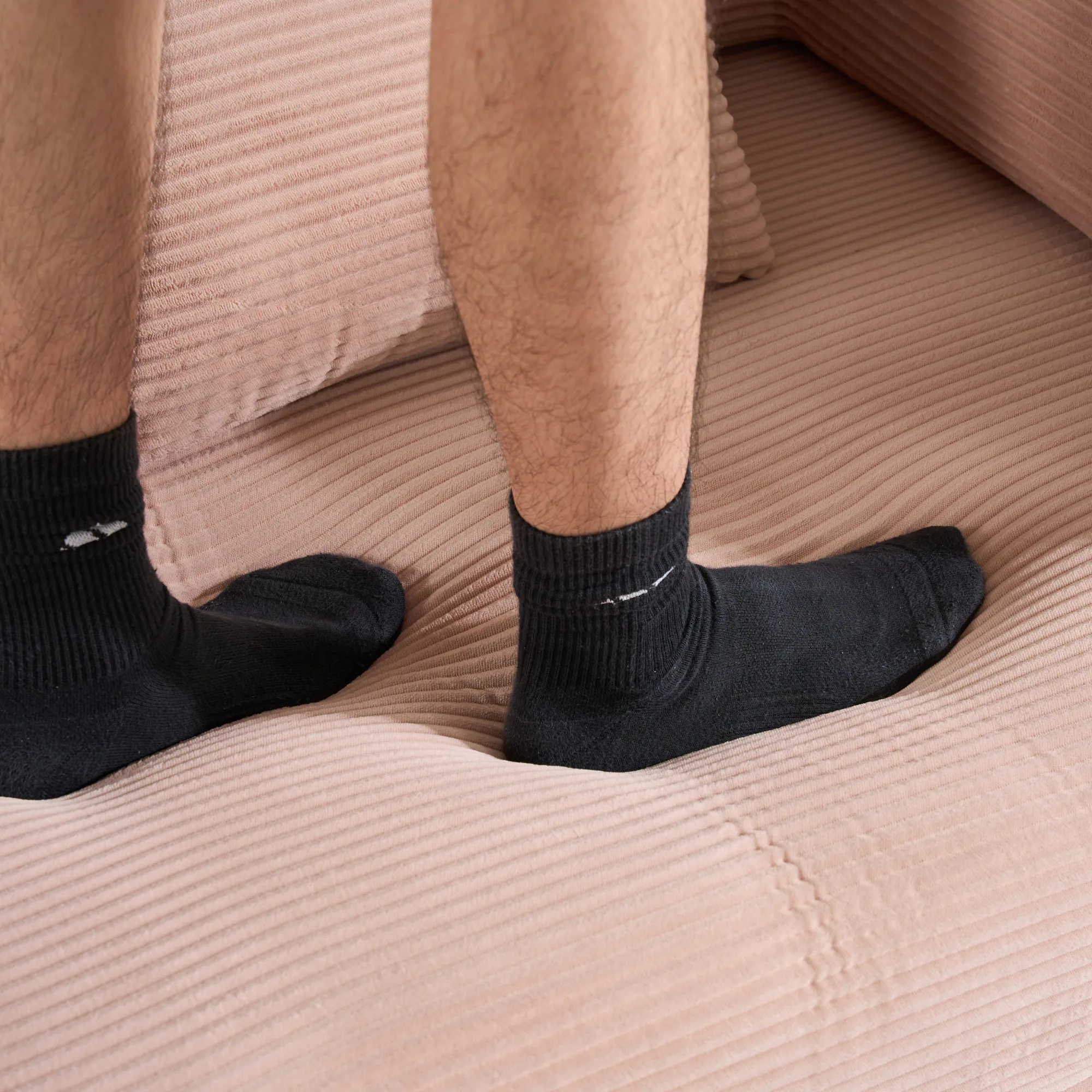 Alt View 10. GOODSILO - Convertible Sleeper Sofa in Cylindroy Fabric | Features a Cylindrical Pillow & Space-Saving Foldable Design - Pink.