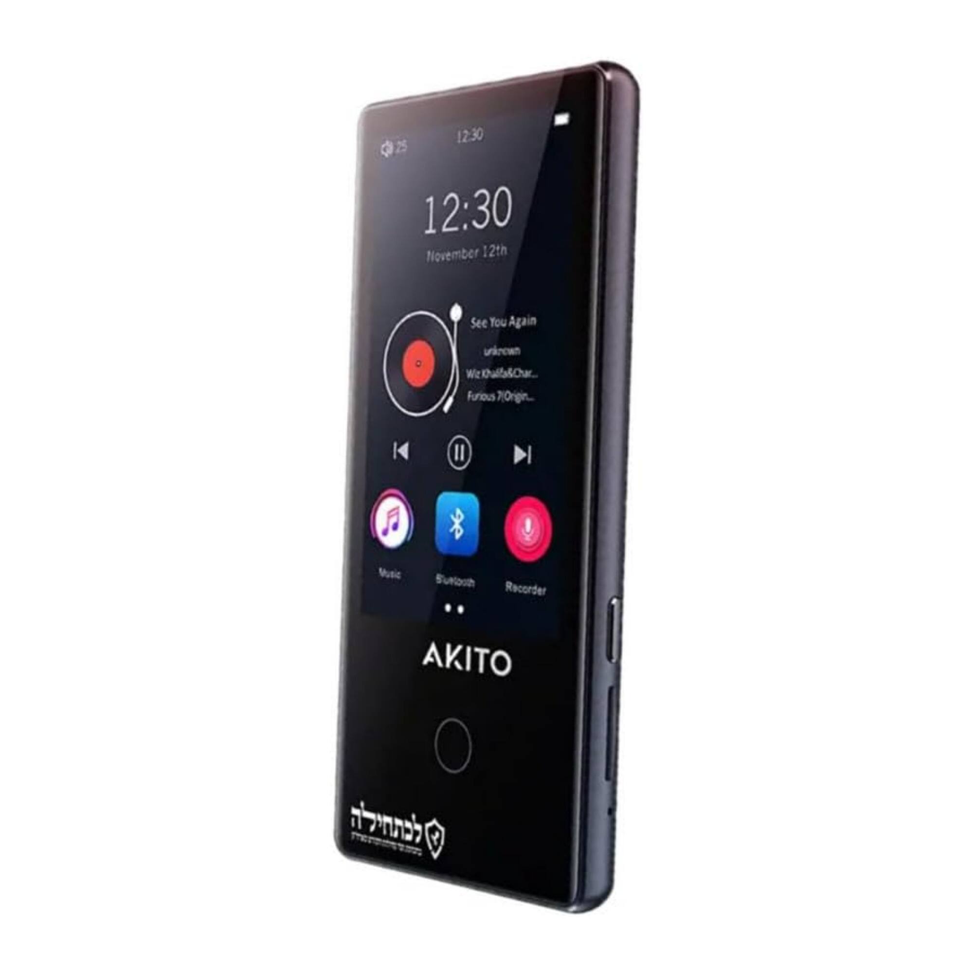 Akito - L13 Kosher MP3 Player, Black