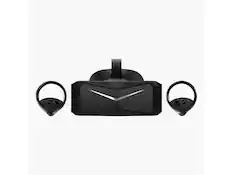 Front. Pimax - Pimax Crystal Light VR Headset w/ Controllers, Dual QLED+Mini-LED, 5760x2880, 120Hz, Local Dimming - Black.